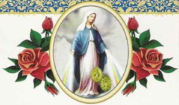 ACT OF CONSECRATION TO OUR LADY OF THE MIRACULOUS MEDAL