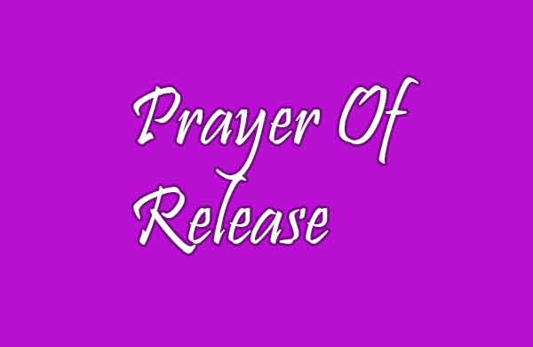 Prayer of Release