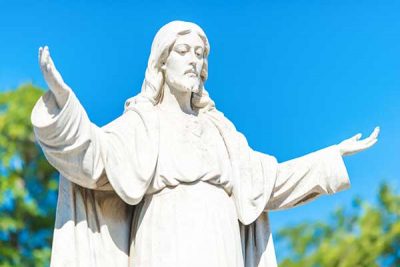 Lord Jesus Statue with Open Hands